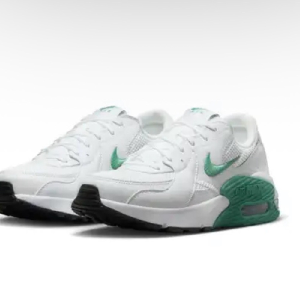 White and Green Nike Air max Emcee